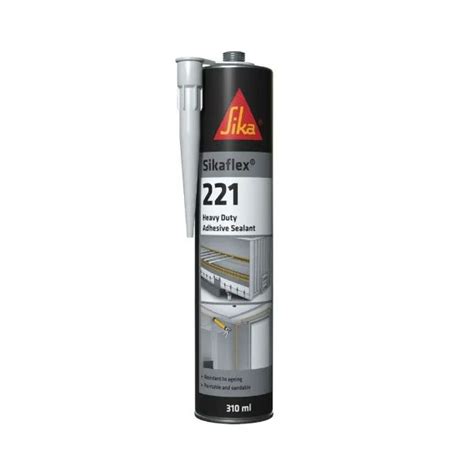 Sikaflex 221 General Purpose Adhesive Sealant Black 310ml Cartridge