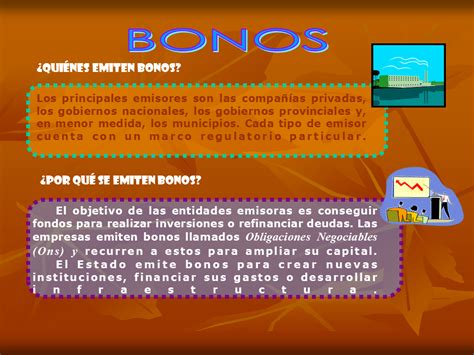 Generalidades De Los Bonos Powerpoint Monografias