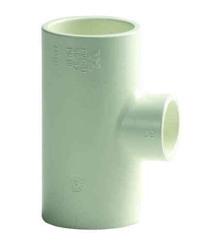 DRUK PVC VERLOOP T STUK 90 50MM X 32MM X 50MM WIT St Middelkoop