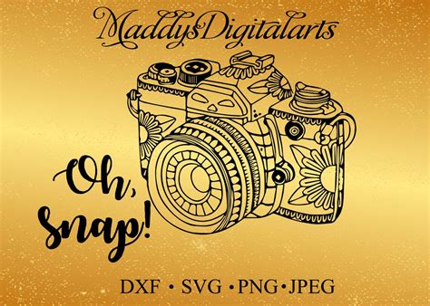 Oh Snap Camera Cut File Oh Snap Camera Svg Thanksgiving Svg Etsy