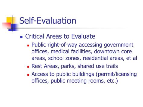 Ppt How To Develop An Ada Self Evaluation Transition Plan