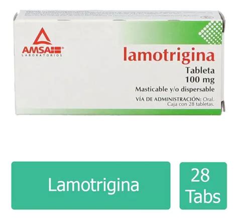 Lamotrigina Mg Caja Con Tabletas Env O Gratis