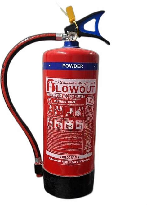 6kg Abc Fire Extinguisher Dry Powder At Rs 850 Fire Extinguisher In