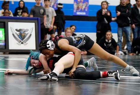 High school girls wrestling photos: District 3-1A Tournament