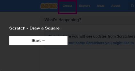 Scratch - Draw a Square