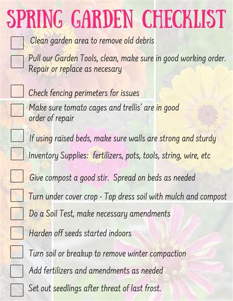 Spring Garden Checklist Tips To Get Ahead Of Spring Garden