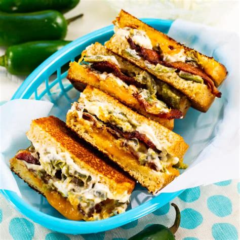 Jalapeno Popper Grilled Cheese Spicy Southern Kitchen