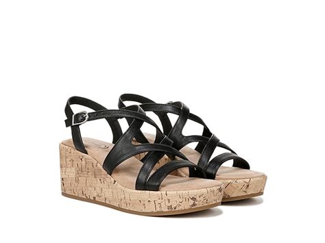 Womens Lifestride Bailey Strappy Platform Wedge Sandals