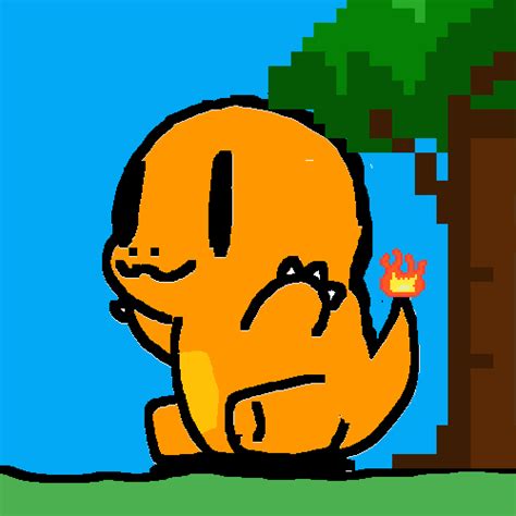 Baby Charmander Drawing