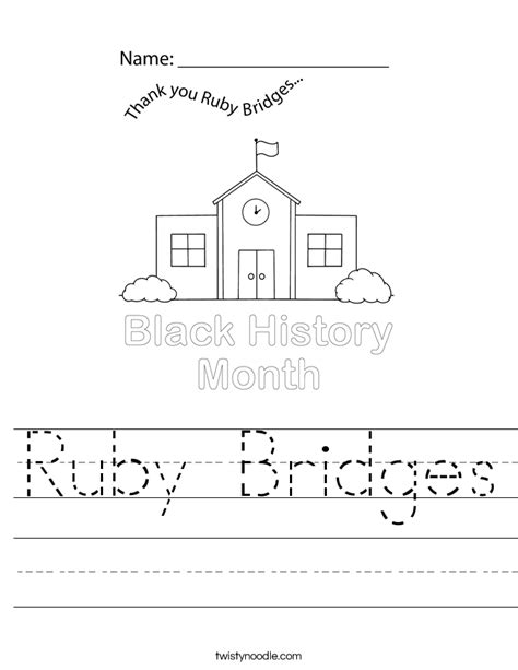 Ruby Bridges Printable Book