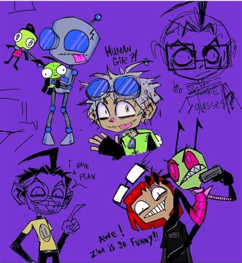 Pin By LouLou On Art Invader Zim Characters Scene Emo Art Invader Zim