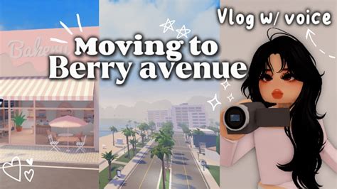 ୧ ‧moving To Berry Avenue ♡ Roblox Berry Avenue Rp Bloxburg Vlog