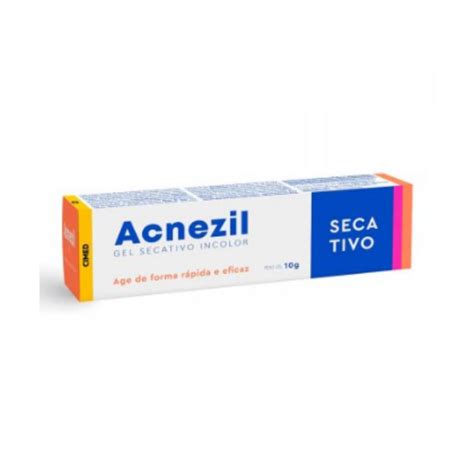 Acnezil Gel Secativo Para Espinhas Cravos E Acne G Shopee Brasil