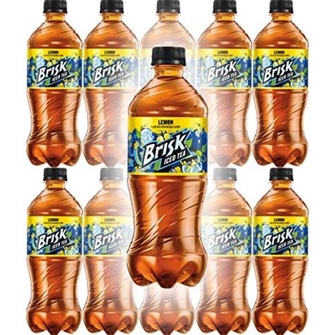 Brisk Iced Tea Lemon 20oz Bottle Pack Of 8 Total Of 160