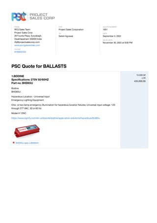 Stock Ballasts Pdf