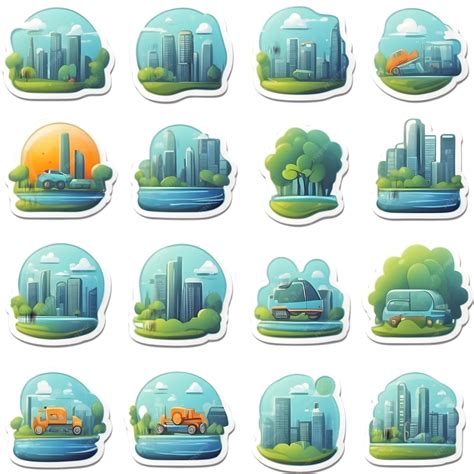 Premium Ai Image Pm25 Icons Air Quality Symbols Particulate Matter