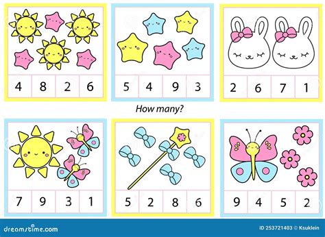 Counting Educational Children Game Study Math Numbers Addition Kids