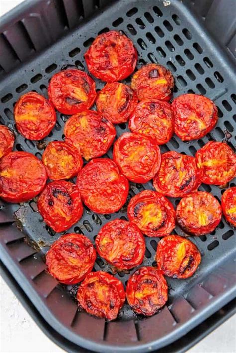 Air Fryer Roasted Tomatoes Jersey Girl Cooks