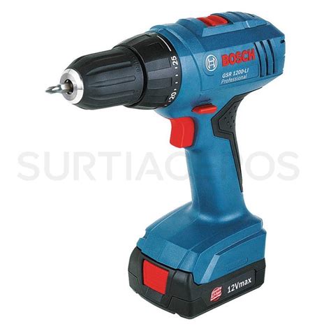 Taladro atornillador inalámbrico Bosch GSR 1000 Smart 12V Surtiaceros