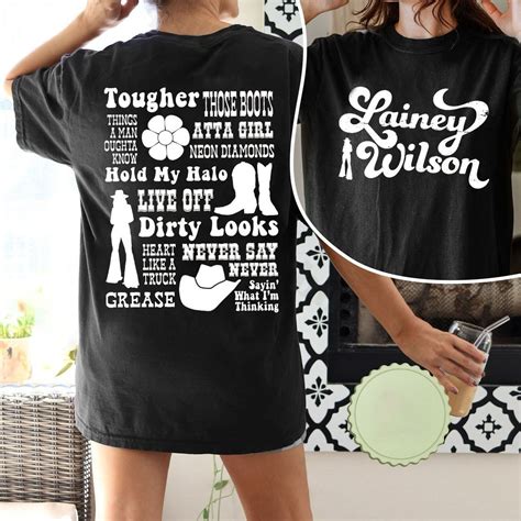 Lainey Wilson Shirt Lainey Wilson Song Lyrics Lainey Wilson Cute