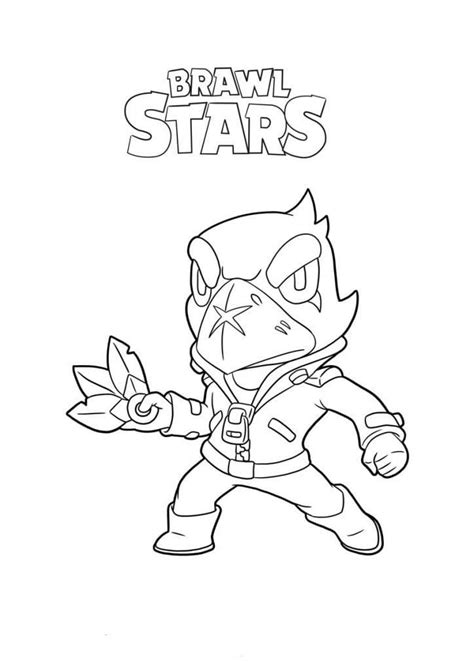 Brawl Stars Coloring Pages. Print Them for Free!