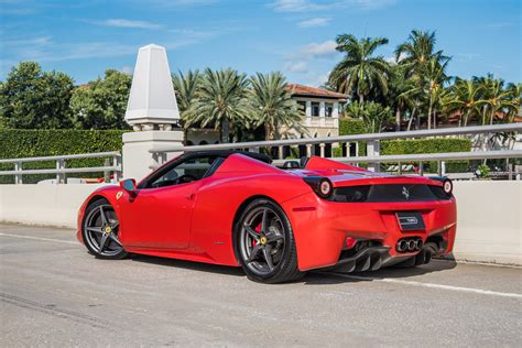 Ferrari Spider Rental In Miami Fl Premier Auto Miami