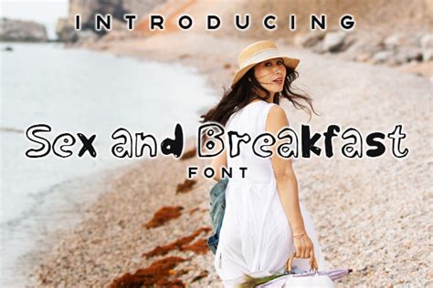 Sex And Breakfast Font By Vladimirnikolic · Creative Fabrica