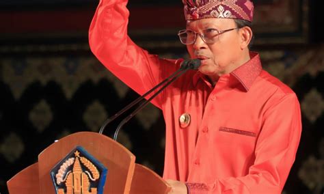 Pidato Akhir Tahun Gubernur Bali Tonggak Peradaban Penanda