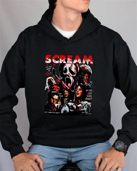 Scream Movie Vintage Sweatshirt Retro Ghostface Sweat Shirt Etsy