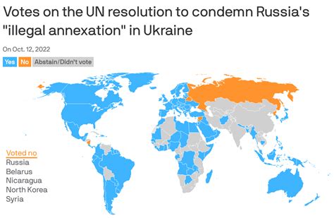 Mapped Countries Condemn Russia S Annexations In Ukraine