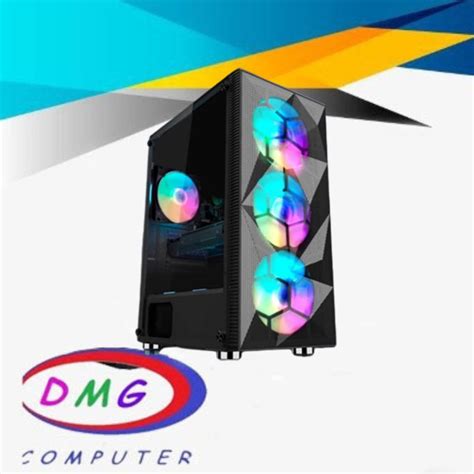 Jual Vurrion Xavier Black Pc Gaming Case Casing Atx Mid Tower