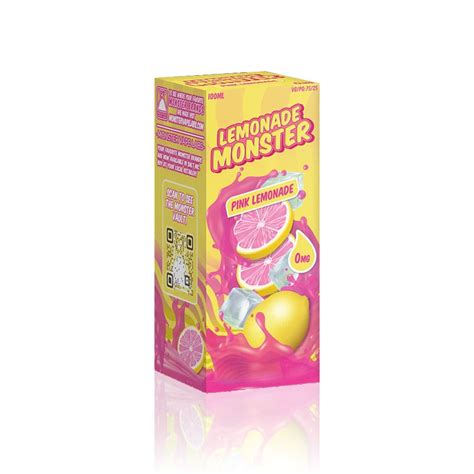 Jam Monster Lemonade Monster Pink Lemonade 100ml Blackout Vapors