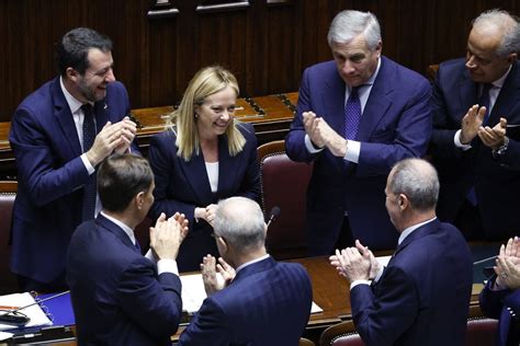 Giorgia Meloni En Su Primer Discurso En El Parlamento De Italia Flickr