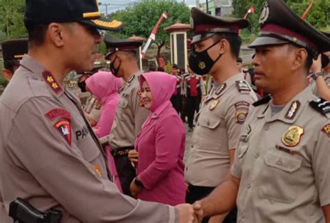 15 Personel Polres Empat Lawang Naik Pangkat