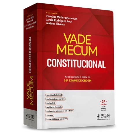 Vade Mecum Constitucional 2ª Edição 2022 Caroline Müller