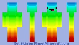 Rainbow Derp Minecraft Skin