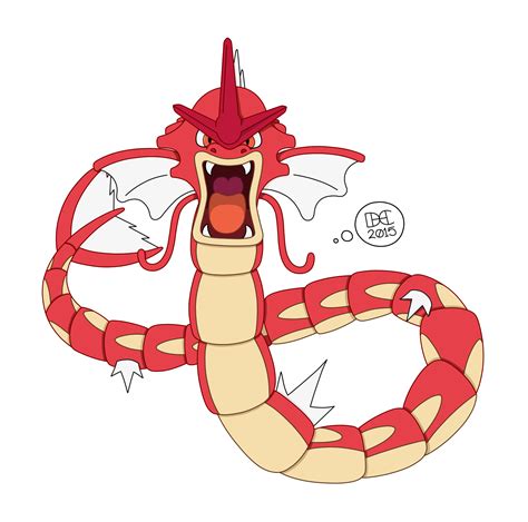 Red Gyarados by riichtor on DeviantArt