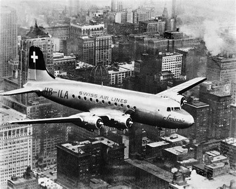 Usa Swissair Dc Eine Dc Der Swissair Im Nonstop Flug V Flickr