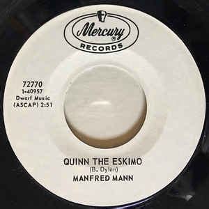 Manfred Mann – Quinn The Eskimo (1968, White Label, Vinyl) - Discogs