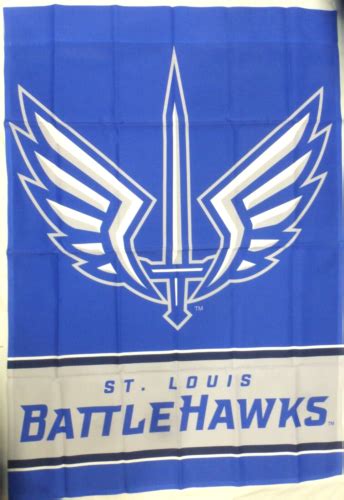 St Louis Battlehawks Indoor Outdoor Vertical Flag X Wincraft