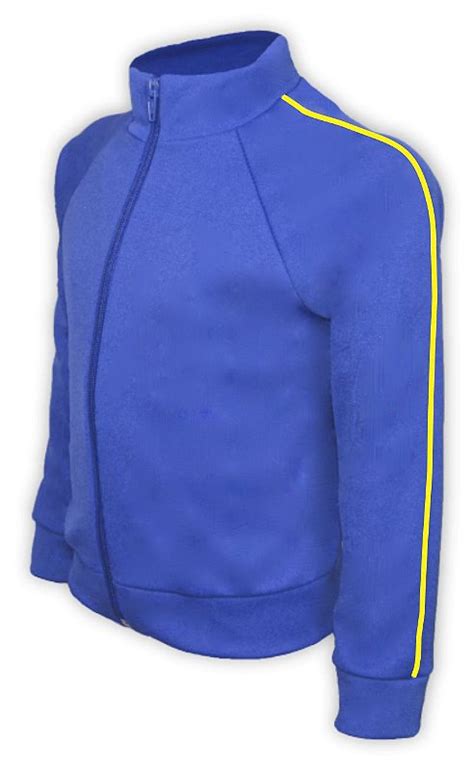 Blusa Helanca Juvenil Azul Royal Friso Listra Amarelo Del France