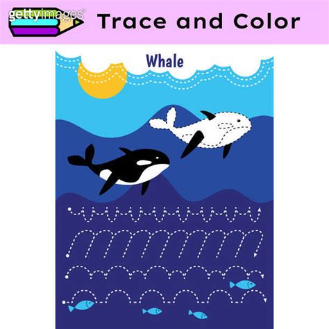 Pen Tracing Lines Activity Worksheet For Children Pencil Control For