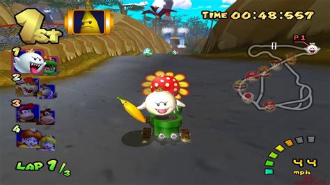 Mario Kart Double Dash Hd Dino Dino Jungle Special Cup 50cc Petey