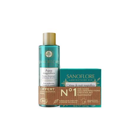 Sanoflore Aqua Magnifica Cr Me De Nuit Bio Ml Eau Botanique Offerte