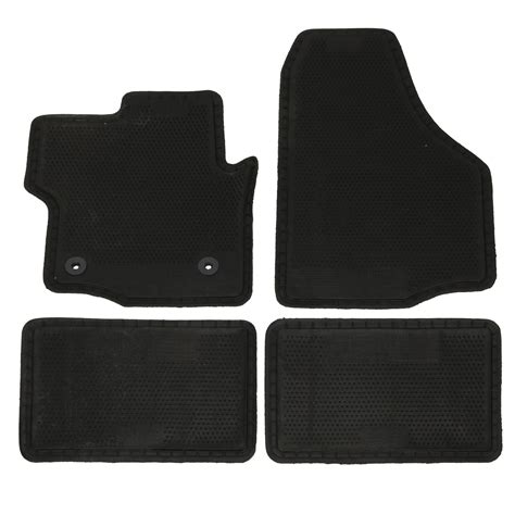 12 16 Ford F250 Super Duty Crew Cab Carpet Black Front Rear Floor Mats