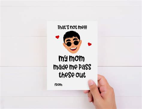 Kids Funny Valentine Cards for School, Printable Valentines Day Cards ...