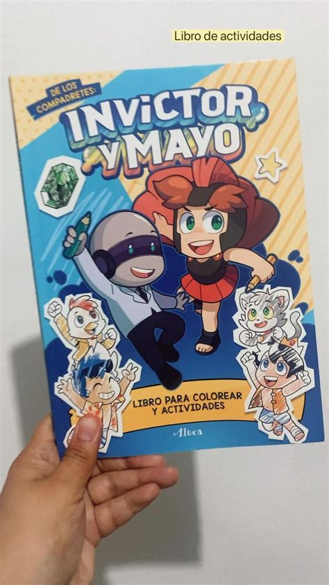 Invictor Y Mayo Libro Para Colorear Y Actividades Anime Book Indoor