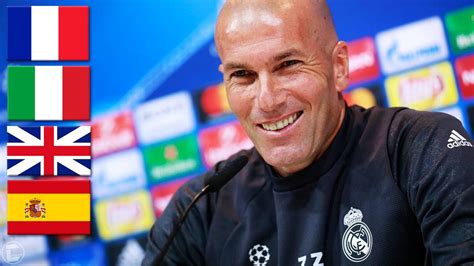 Zinedine Zidane Speaking Different Languages Spanish French