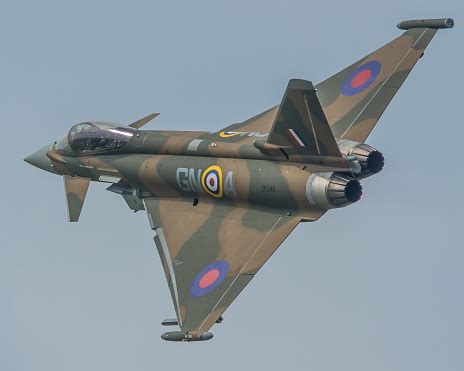 Typhoon Eurofighter Wwii Battle Of Britain Raf Camouflage Stock Photo ...