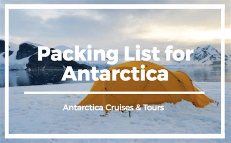 The Best Antarctica Packing List - SouthAmerica.travel